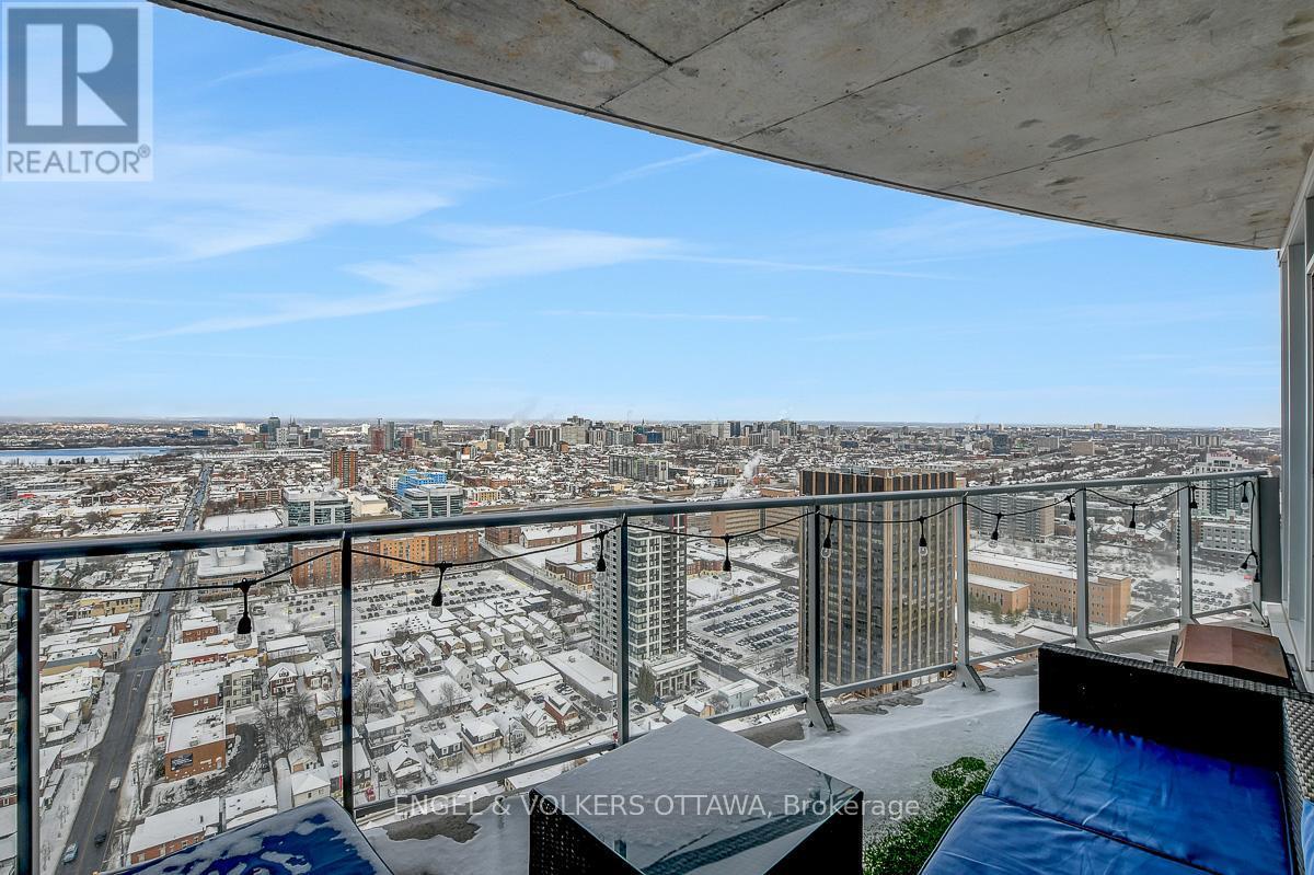 3201 - 805 Carling Avenue, Ottawa, ON - Outdoor With Balcony With View