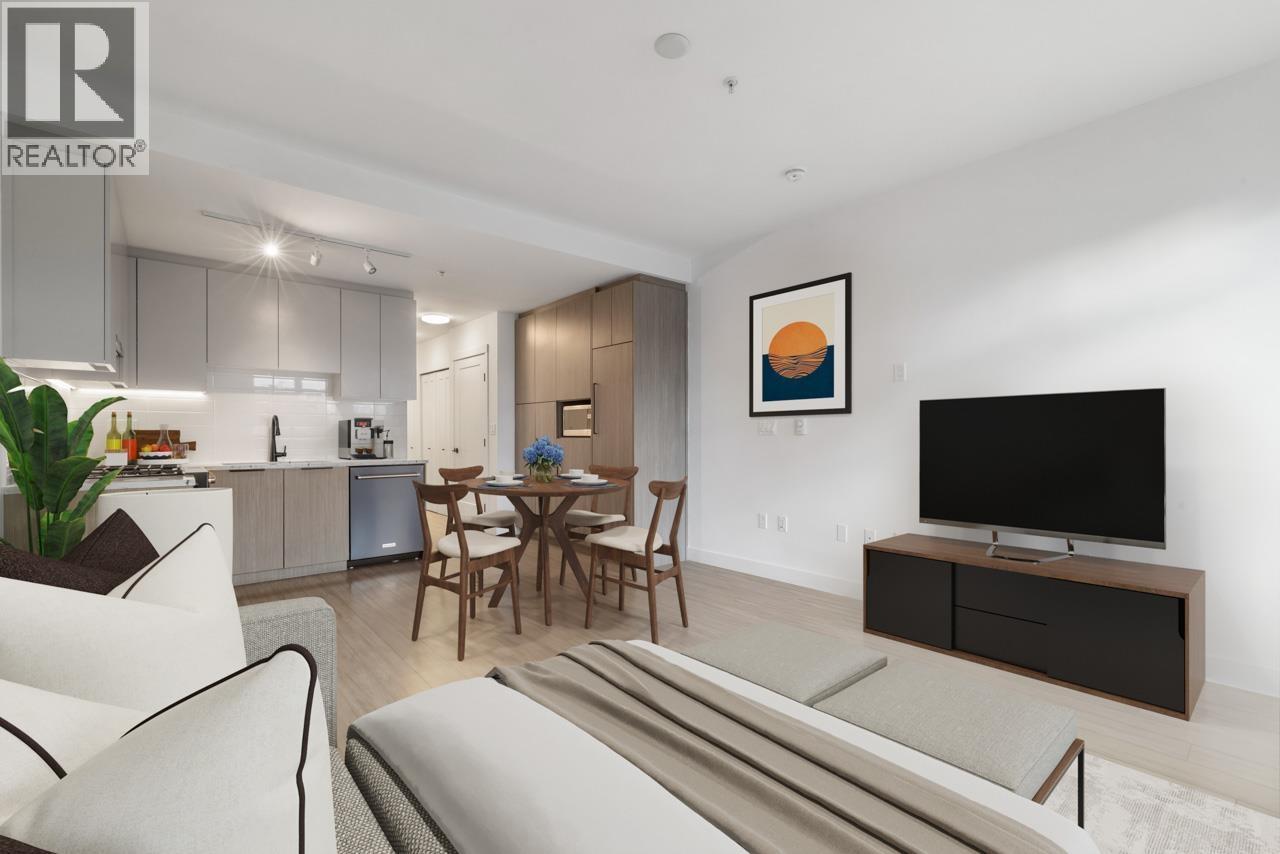 203 2408 Grant Street, Vancouver, BC - Indoor Photo Showing Living Room