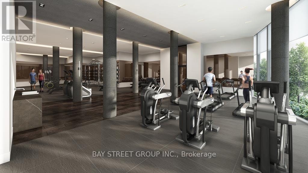 709 - 38 Water Walk Drive, Markham, ON - Indoor Photo Showing Gym Room