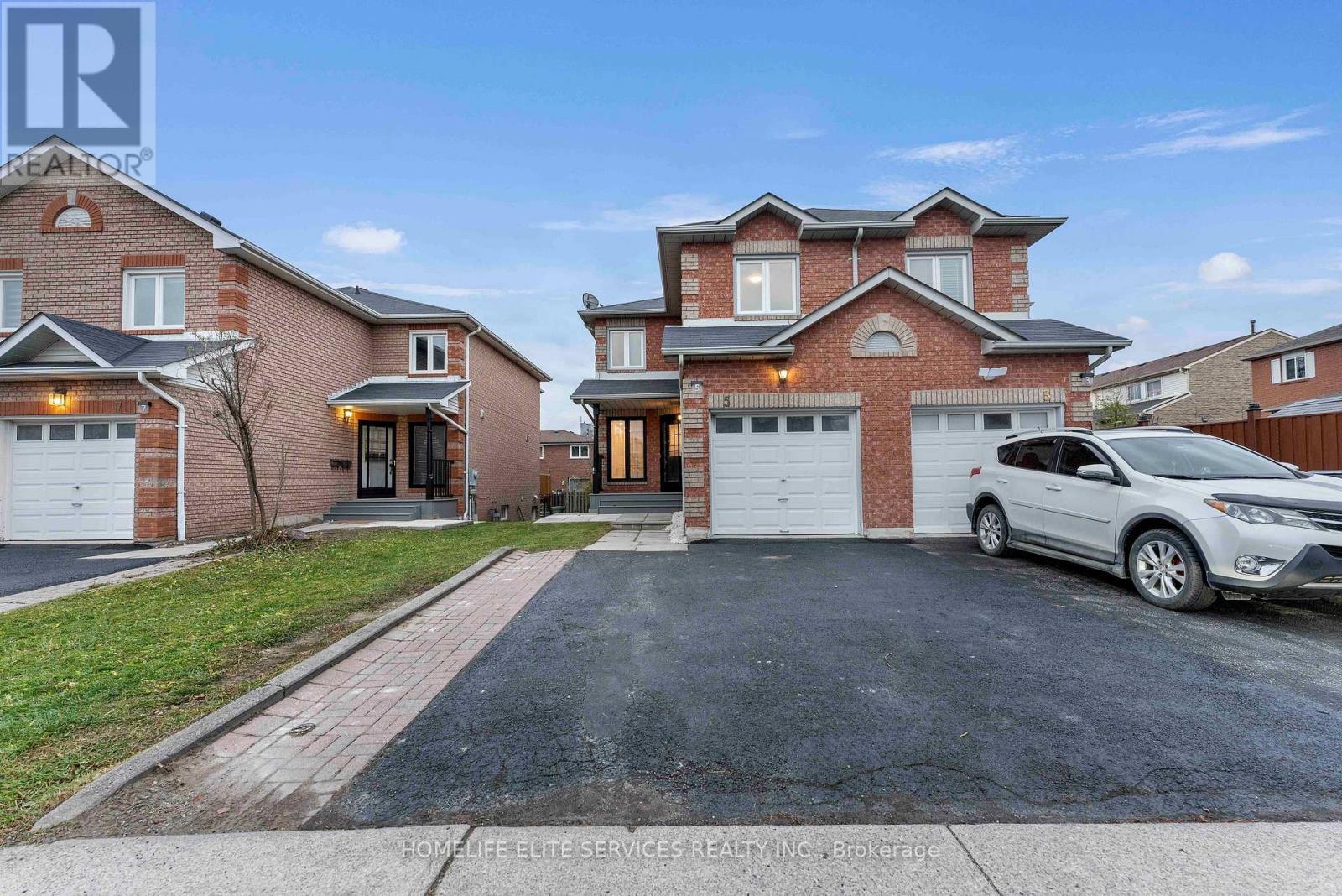 SEMI-DETACHED 2 car driveway - 5 Lenthall Avenue, Toronto, ON - Outdoor With Facade