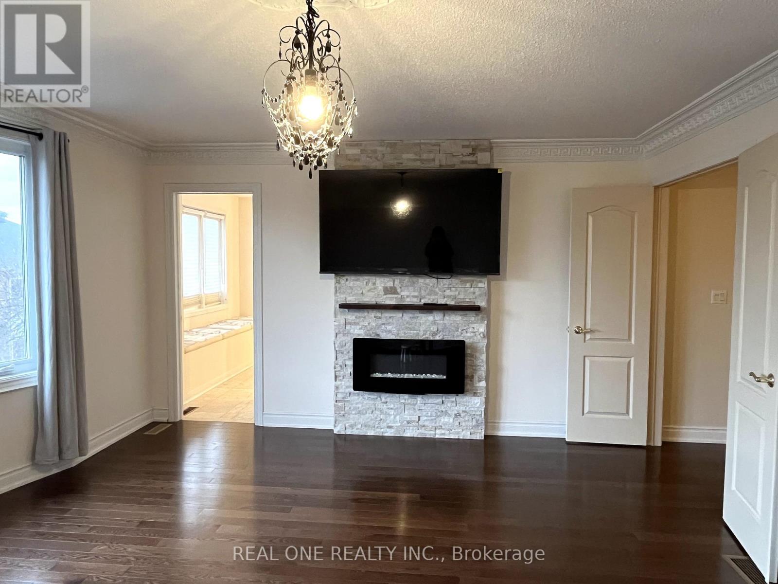 49 Drawbridge Drive, Markham, ON - Indoor Photo Showing Living Room With Fireplace