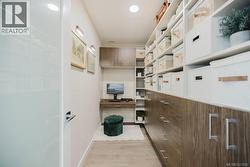 Custom finished Pantry/Office Area w/ Storage -