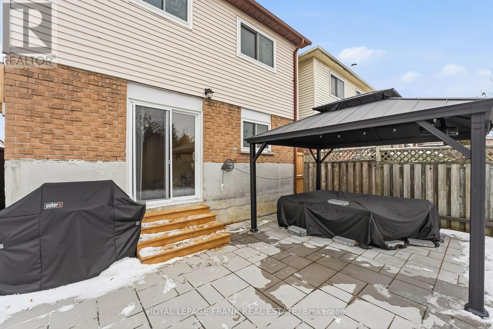 Yard with Patio and Gazebo - 815 Attersley Drive, Oshawa (Pinecrest), ON - Outdoor With Deck Patio Veranda With Exterior