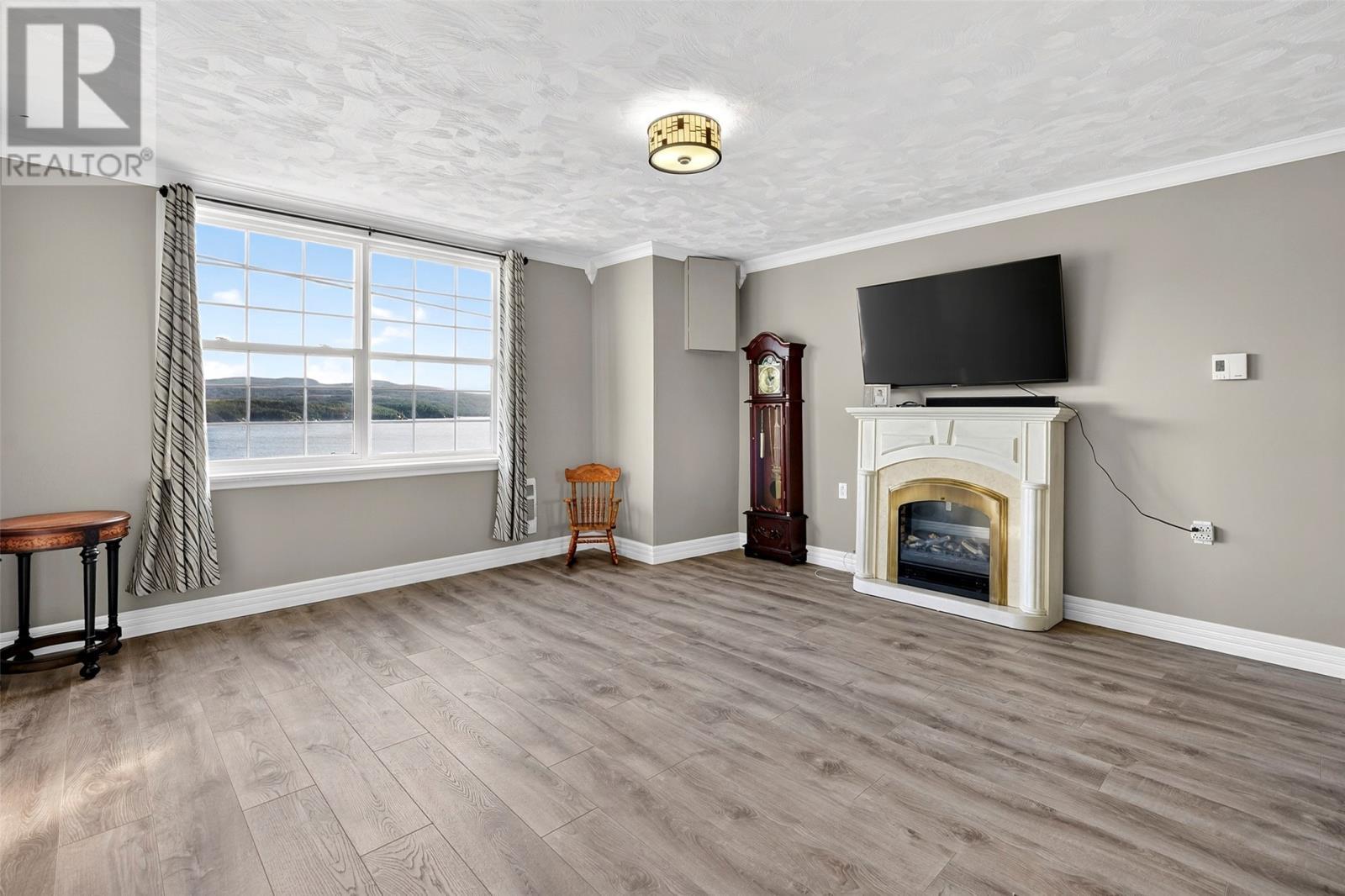 70 Marine Drive, Southern Harbour, NL - Indoor With Fireplace