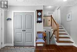 Separate bedroom area in the upper level -