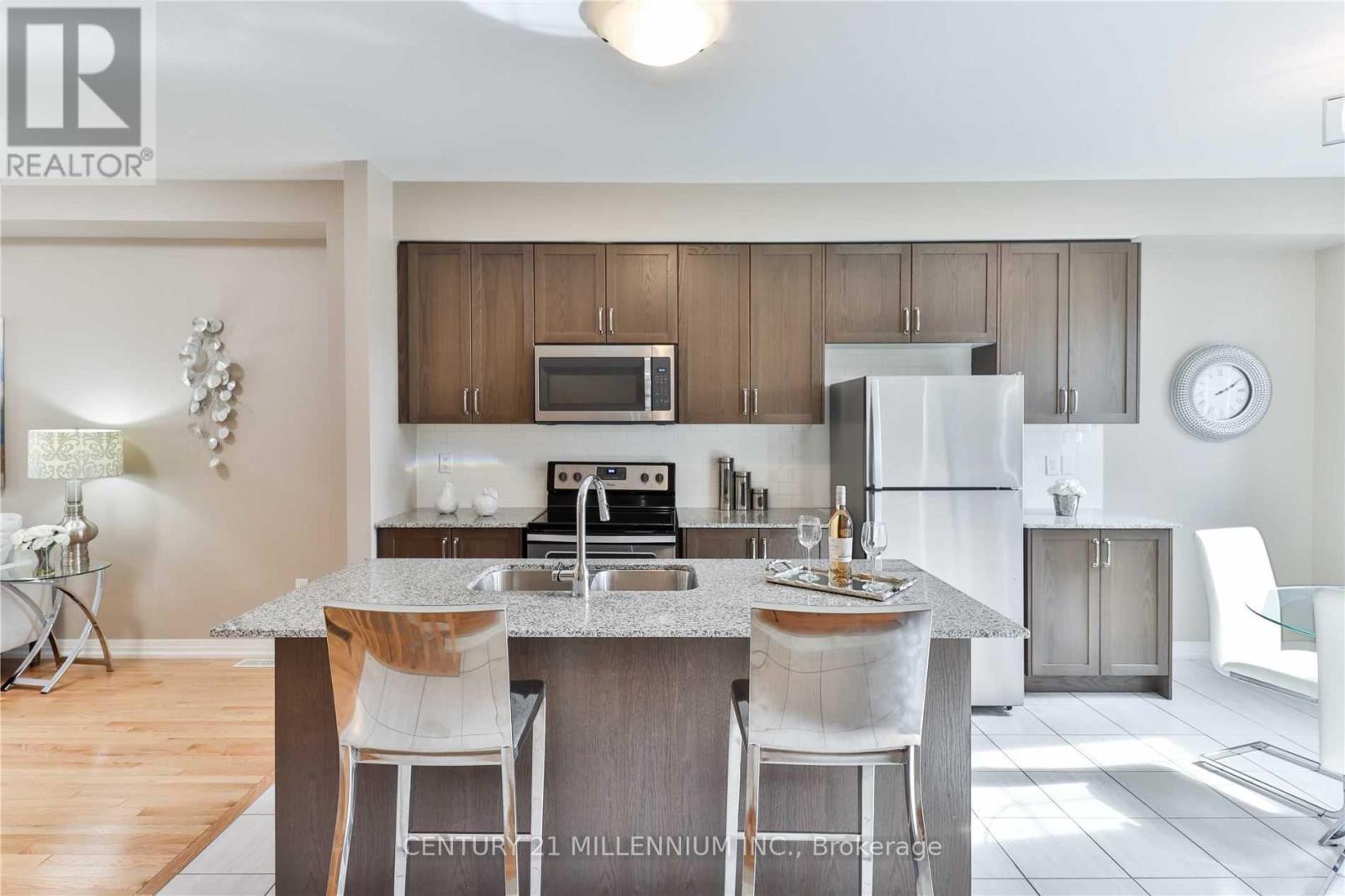 496 Rossland Road W, Ajax, ON - Indoor Photo Showing Kitchen With Stainless Steel Kitchen With Double Sink