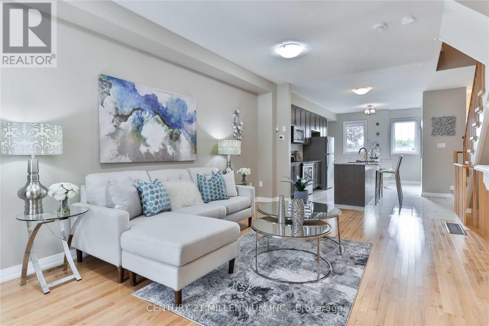 496 Rossland Road W, Ajax, ON - Indoor Photo Showing Living Room