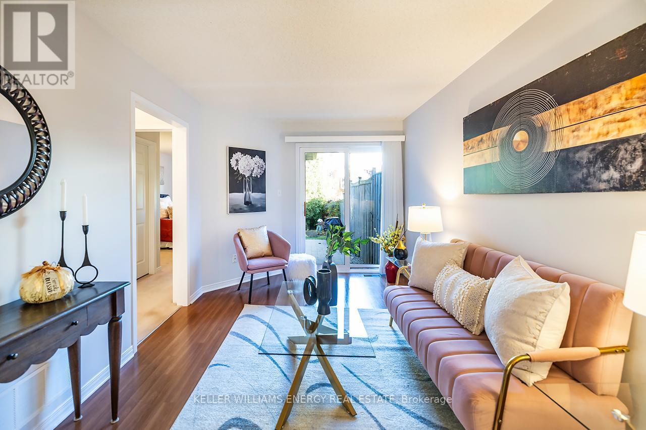 Walk out to private backyard - 1210 Ormond Drive, Oshawa (Samac), ON - Indoor Photo Showing Living Room