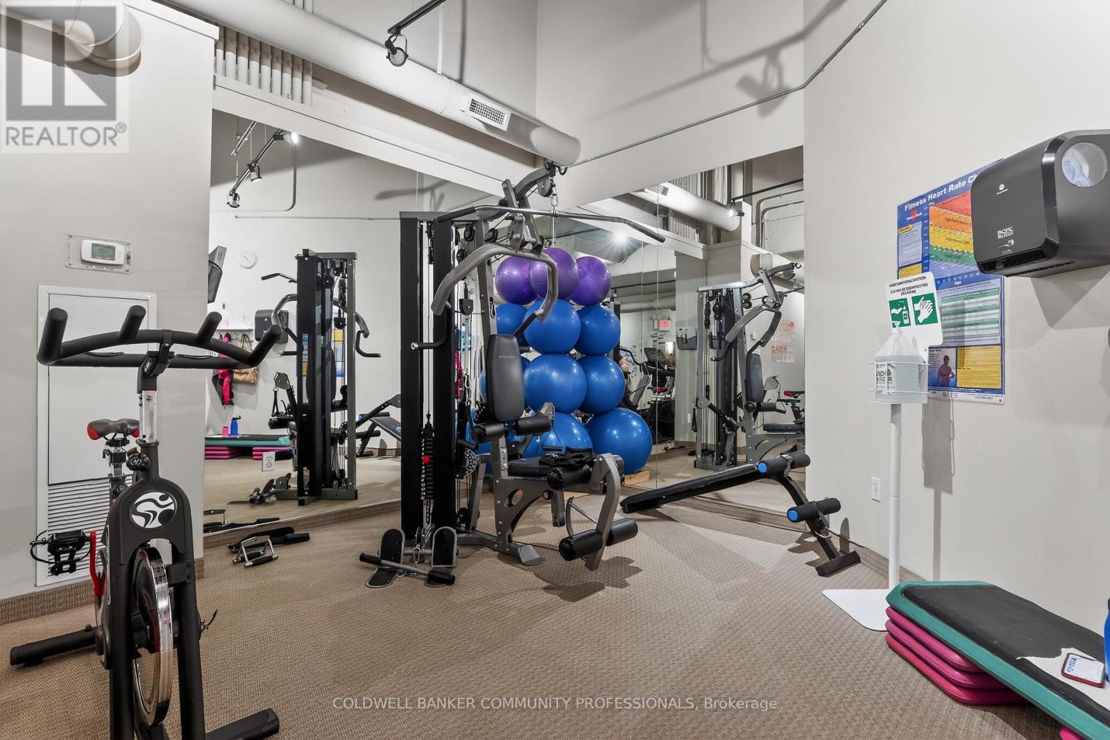503 - 66 Bay Street S, Hamilton, ON - Indoor Photo Showing Gym Room