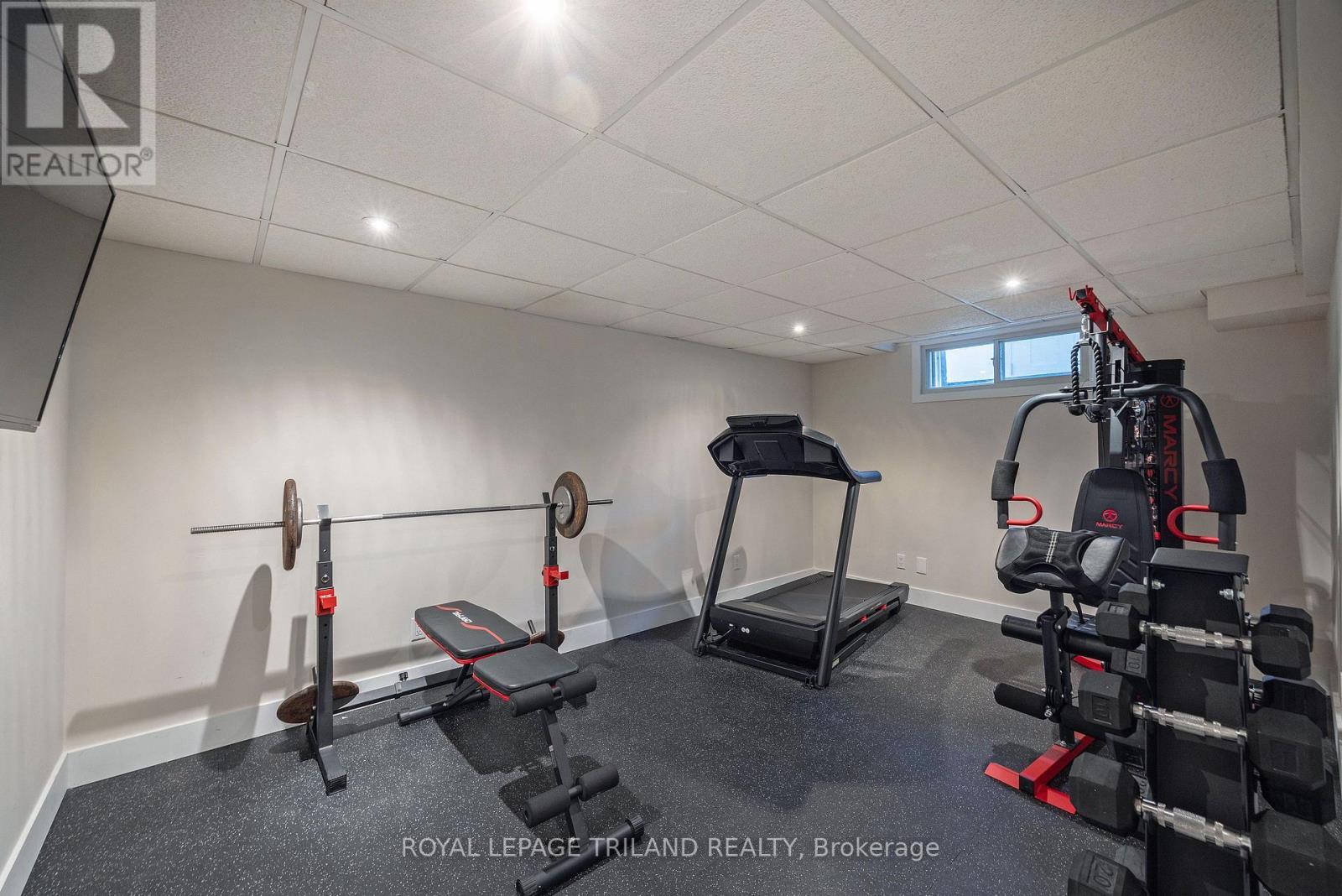 73 Mcleod Crescent, London North (North H), ON - Indoor Photo Showing Gym Room