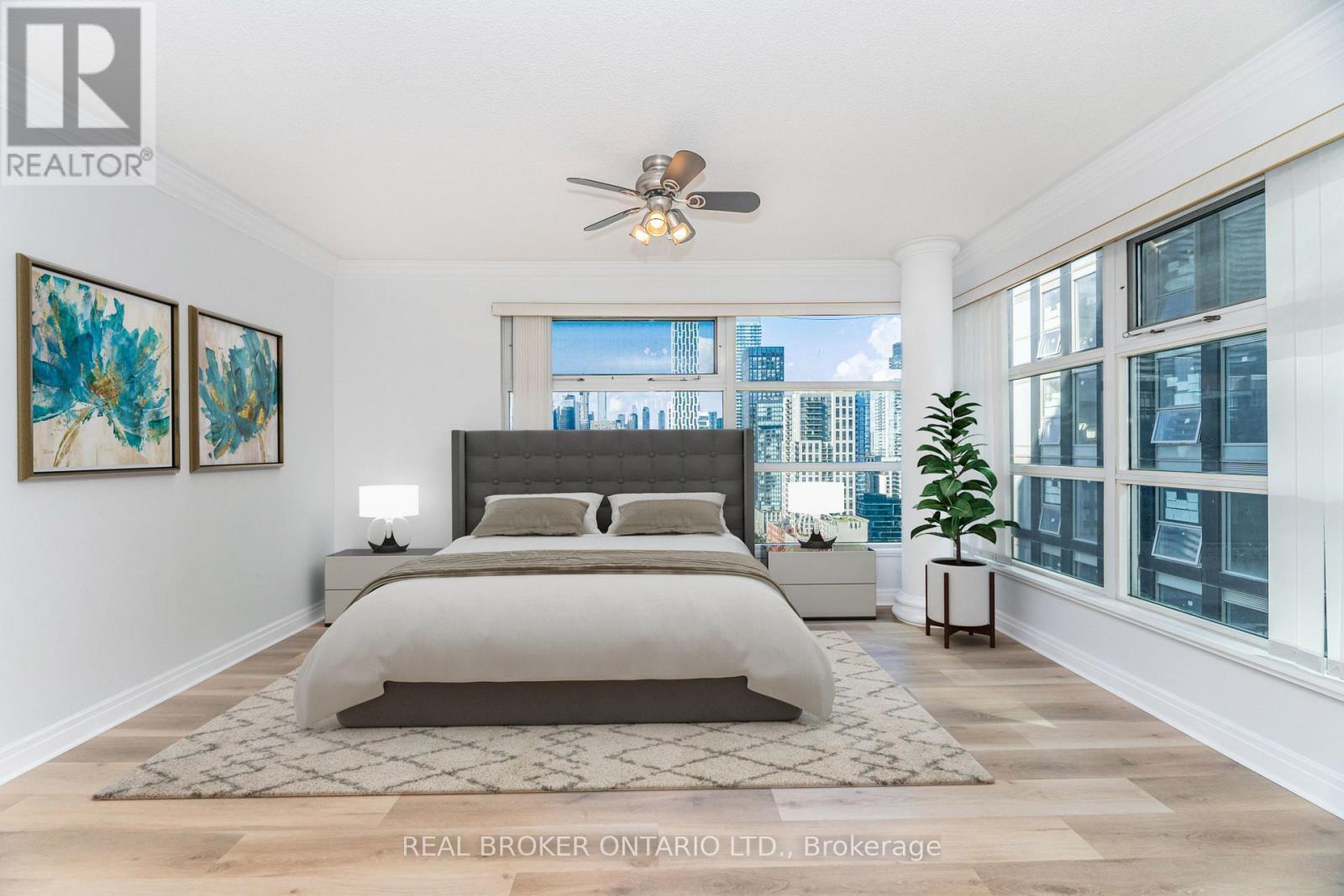 2301 - 50 Lombard Street, Toronto, ON - Indoor Photo Showing Bedroom