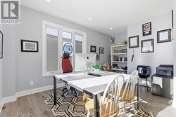 office off of foyer -