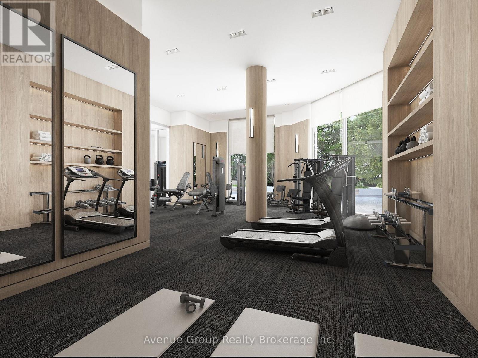 410 - 700 Sheppard Avenue W, Toronto, ON - Indoor Photo Showing Gym Room