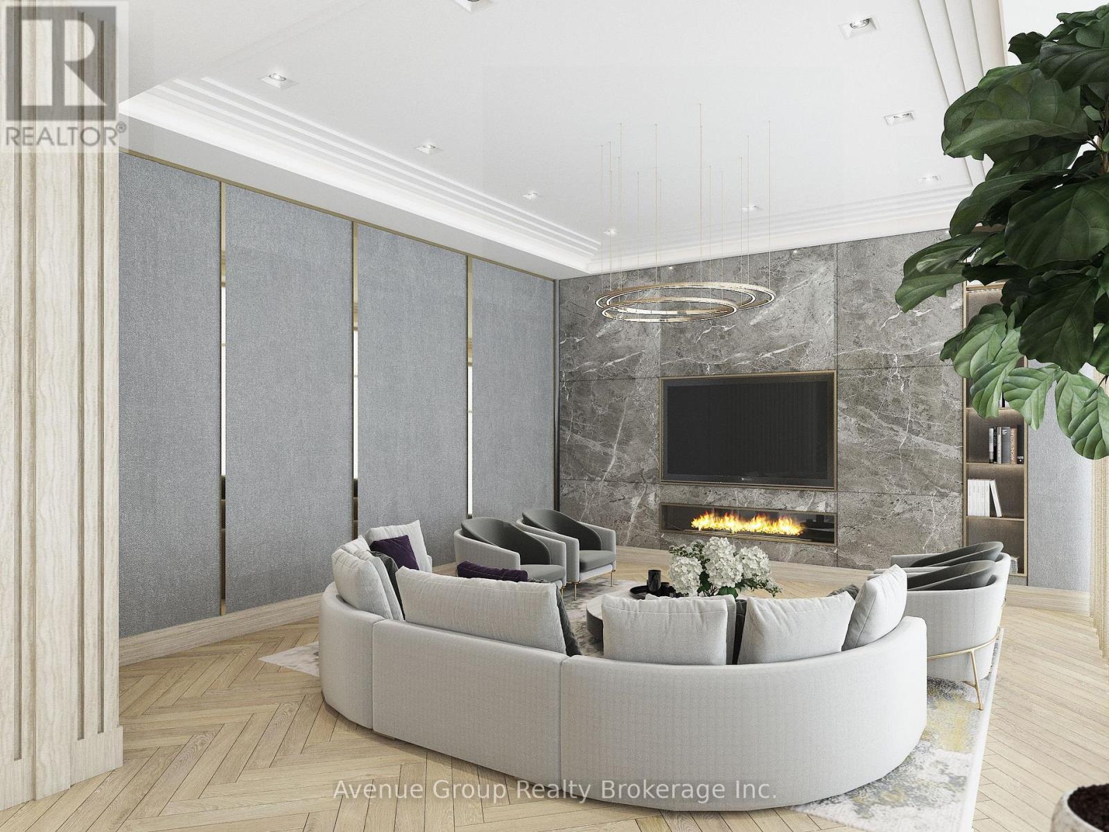 410 - 700 Sheppard Avenue W, Toronto, ON - Indoor Photo Showing Other Room With Fireplace