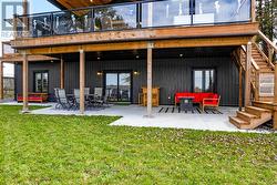 Lower level covered patio -