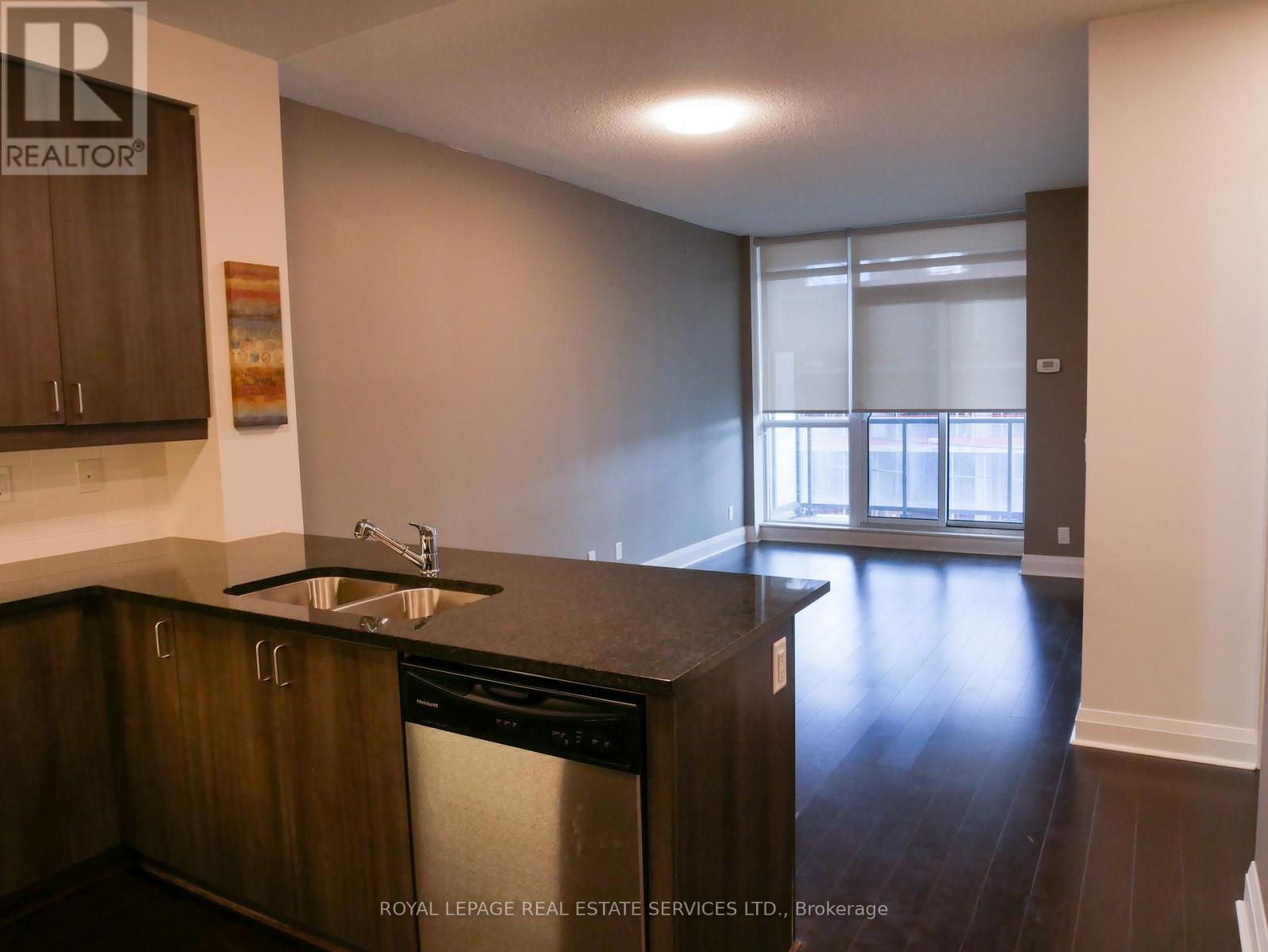 307 - 1185 The Queensway Avenue, Toronto, ON - Indoor Photo Showing Kitchen With Double Sink