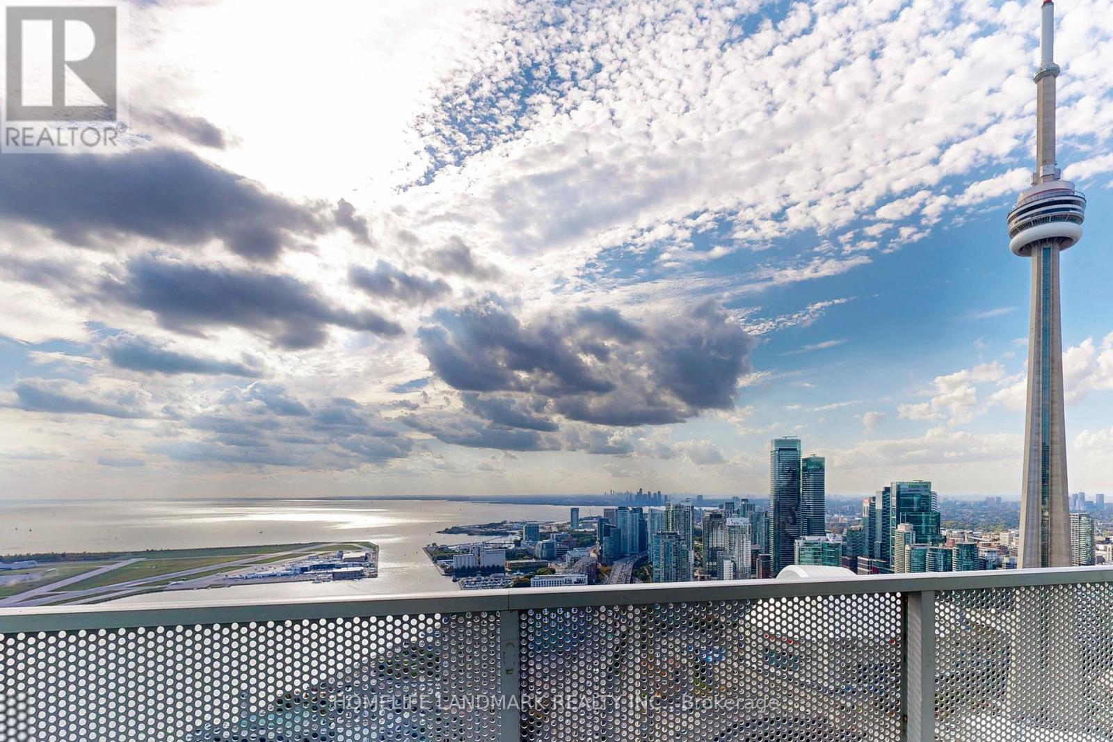 5510 - 10 York Street, Toronto, ON - Outdoor With Deck Patio Veranda With View