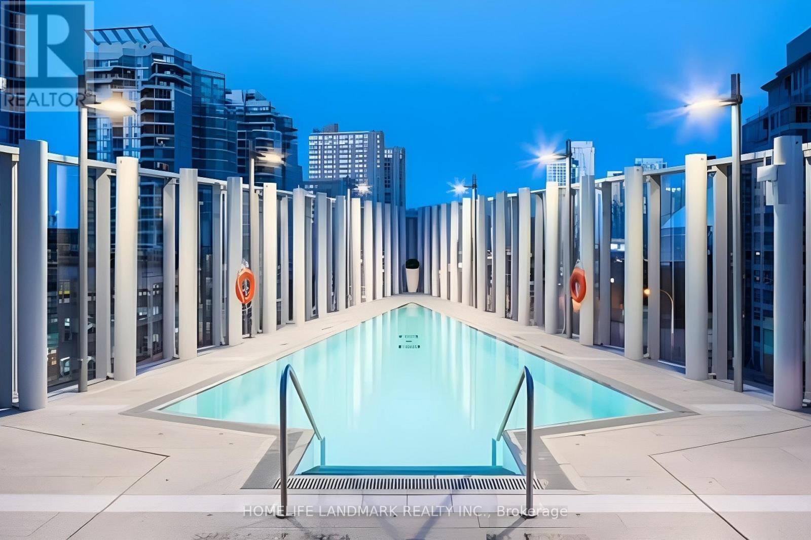 5510 - 10 York Street, Toronto, ON - Outdoor With In Ground Pool