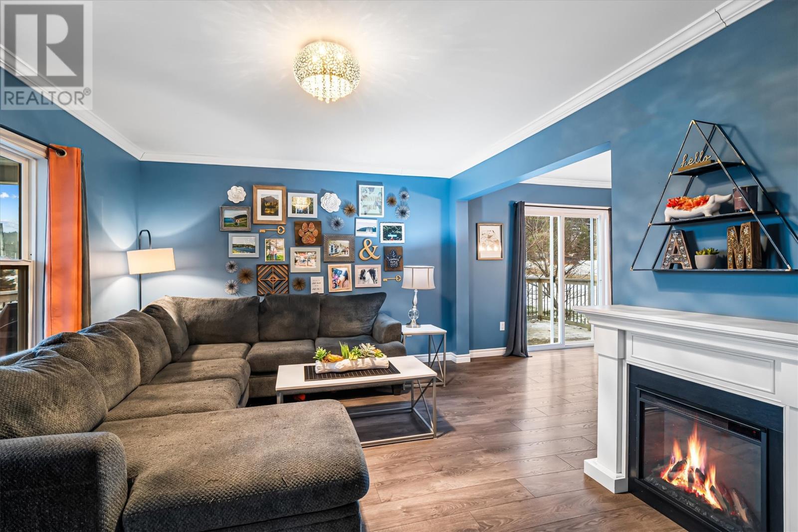 7-9 Grassey Road, Pouch Cove, NL - Indoor Photo Showing Living Room With Fireplace