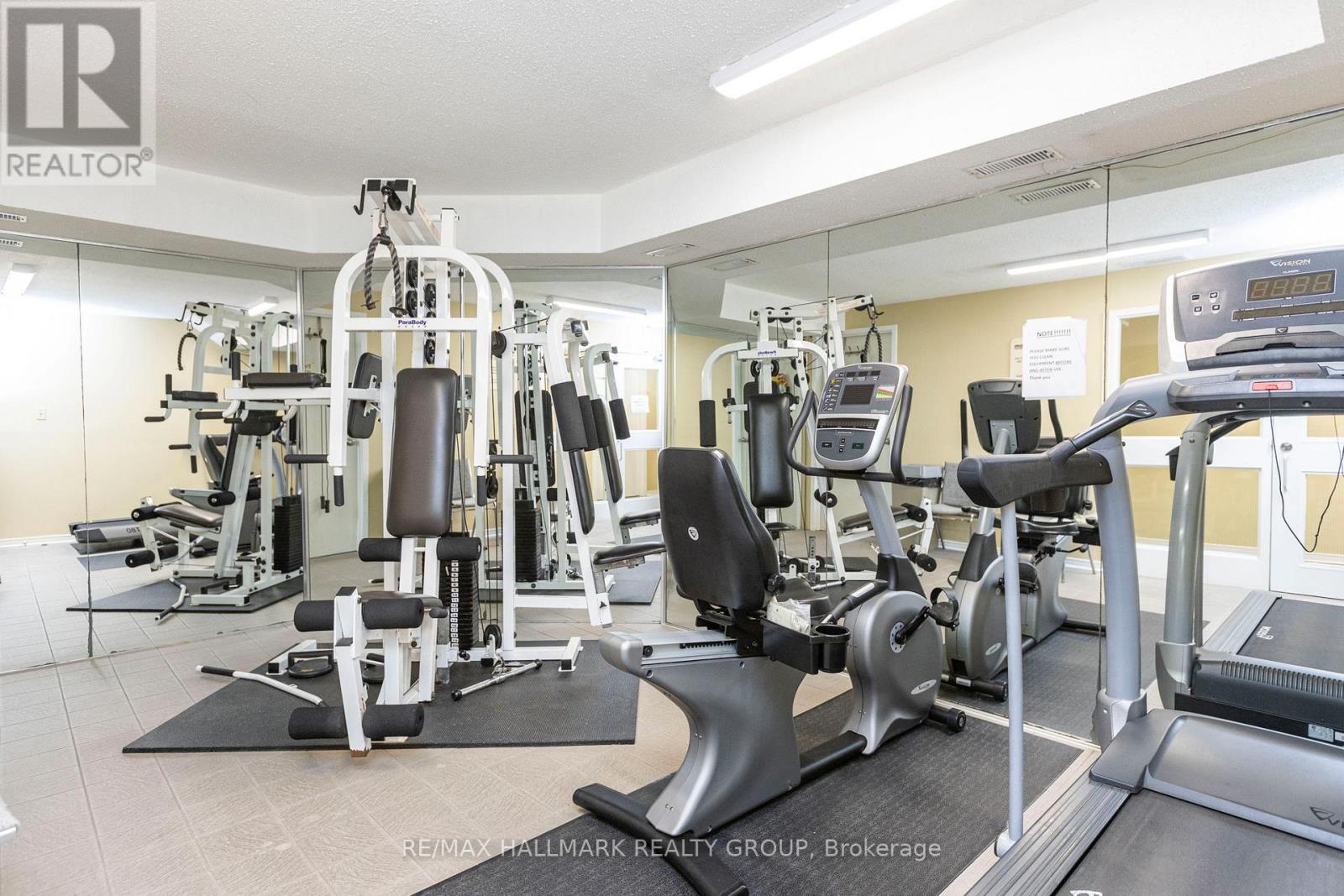 100 - 455 Canteval Terrace, Ottawa, ON - Indoor Photo Showing Gym Room