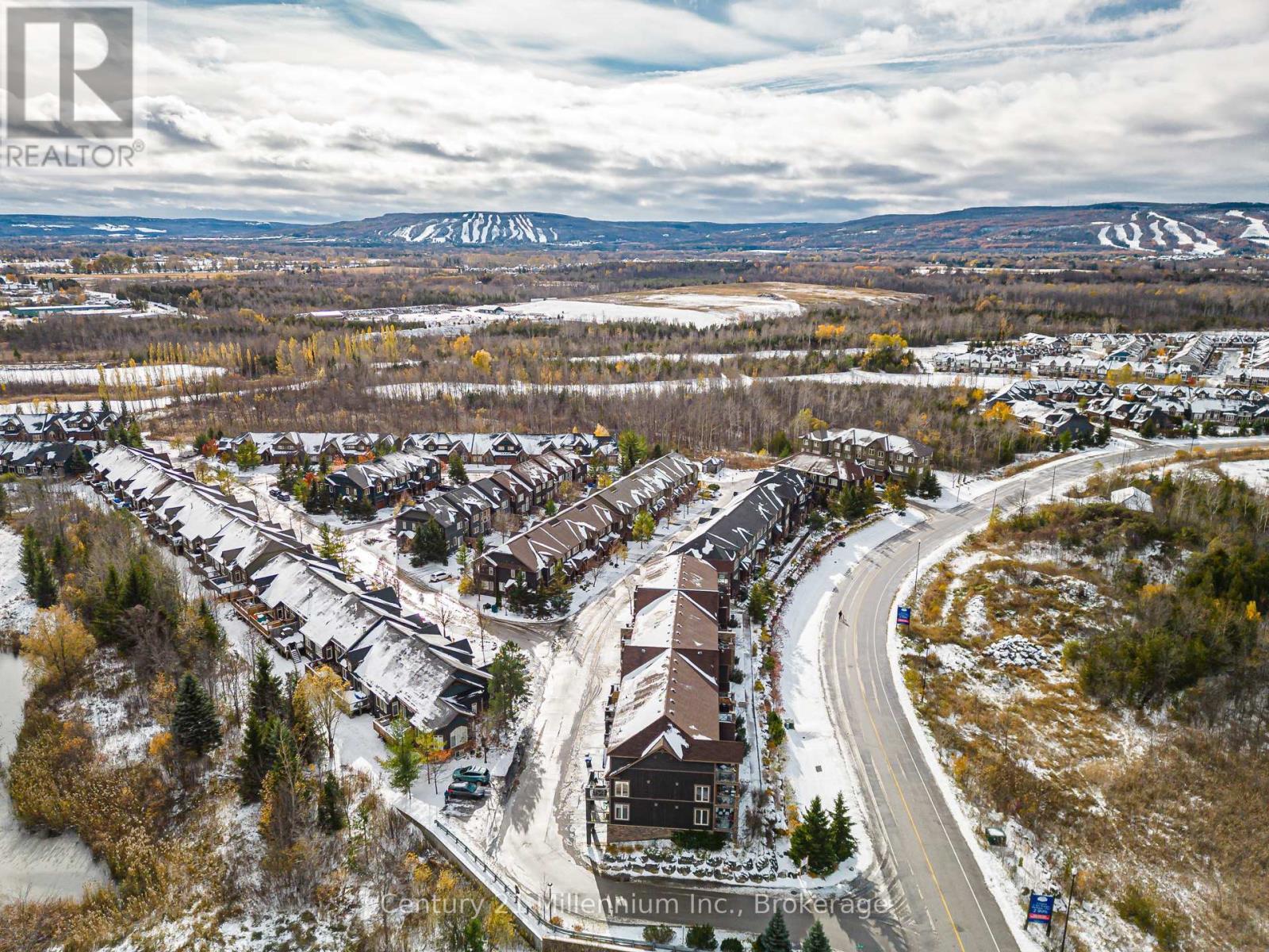 Aerial View - 201 - 6 Joseph Trail, Collingwood, ON - Outdoor With View
