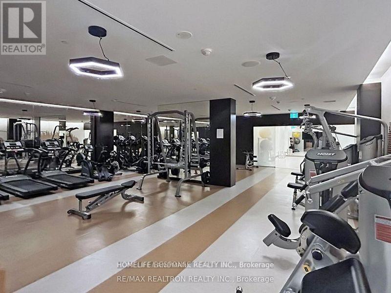 N1805 - 6 Sonic Way, Toronto, ON - Indoor Photo Showing Gym Room