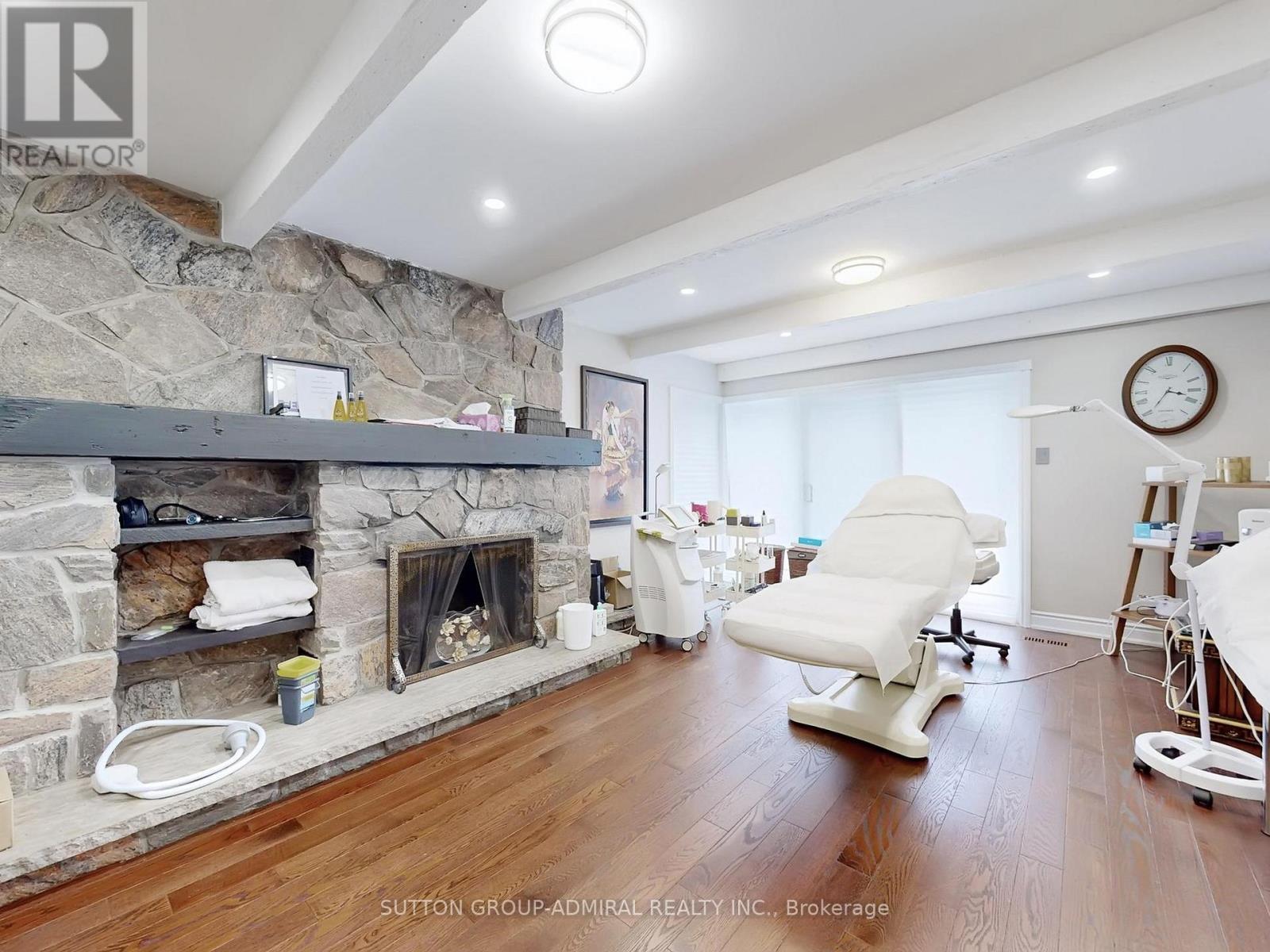 95 Caines (Main And Second Floor) Avenue, Toronto, ON - Indoor Photo Showing Living Room With Fireplace