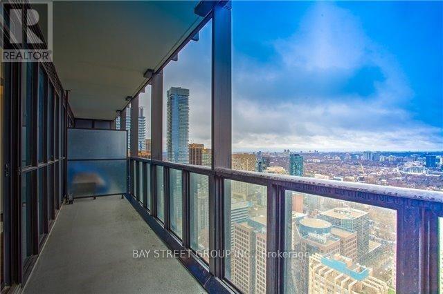 4308 - 101 Charles Street E, Toronto, ON - Outdoor With Balcony With View