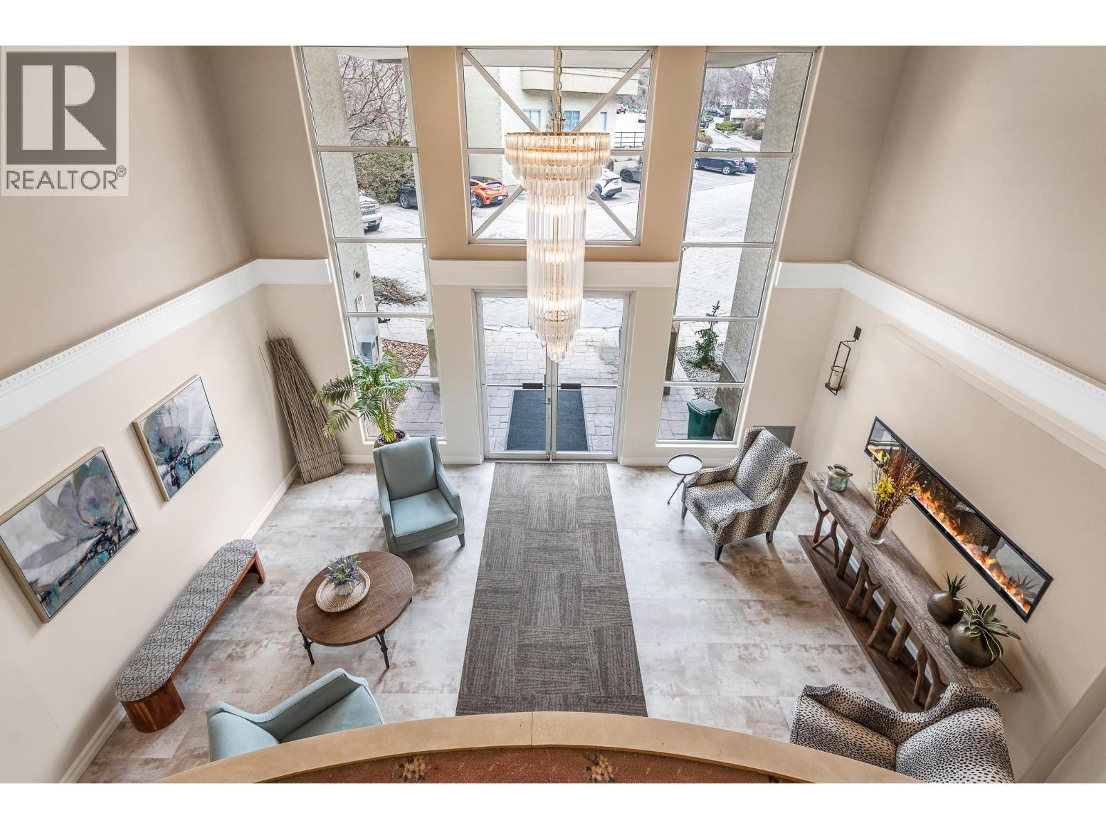 3300 Centennial Drive Unit# 213, Vernon, BC - Indoor Photo Showing Other Room With Fireplace