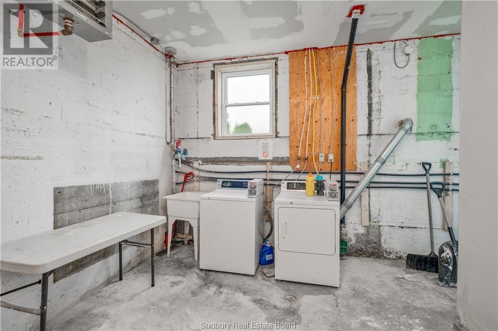 101 Service Road Unit# 1, Onaping, ON - Indoor Photo Showing Laundry Room