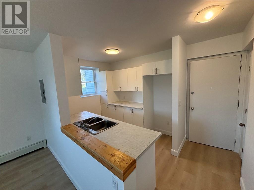 101 Service Road Unit# 1, Onaping, ON - Indoor Photo Showing Kitchen With Double Sink