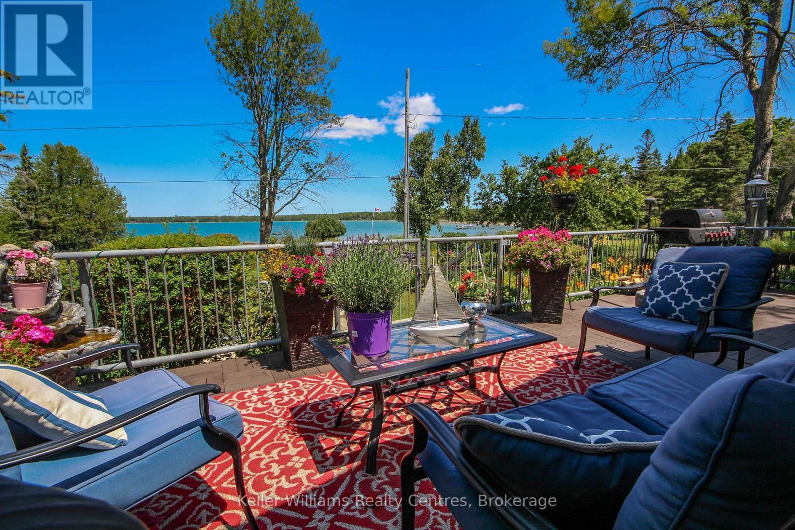 37 Reid'S Pt Rd, South Bruce Peninsula, ON - Outdoor With Deck Patio Veranda