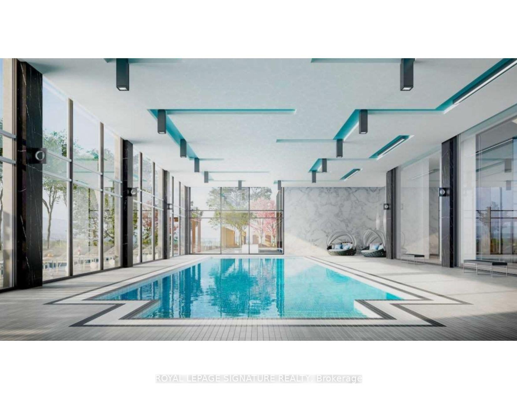 Ph06-95 Oneida Crescent, Richmond Hill, ON - Indoor Photo Showing Other Room With In Ground Pool