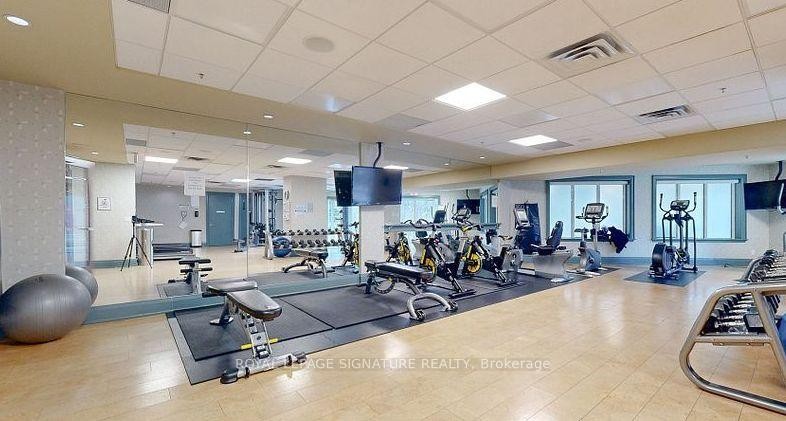 509-10 Bloorview Place, Toronto, ON - Indoor Photo Showing Gym Room