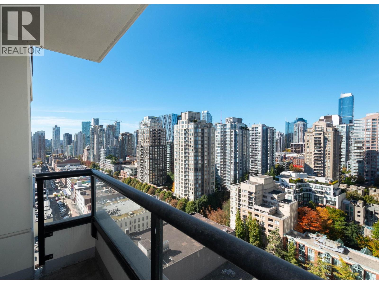 2201 977 Mainland Street, Vancouver, BC - Outdoor With Balcony With View