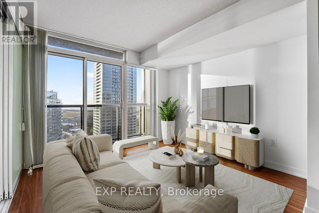 3105 - 85 Queens Wharf Road, Toronto, ON - Indoor Photo Showing Living Room