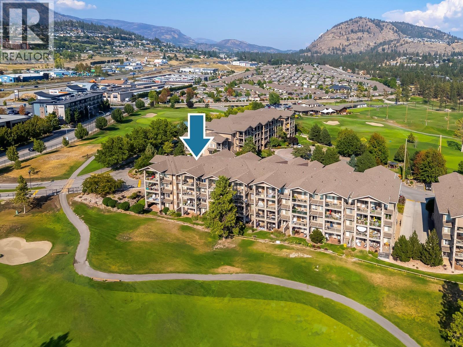 Surrounded by the Two Eagles Golf Course - 3533 Carrington Road Unit# 211, Westbank, BC - Outdoor With View