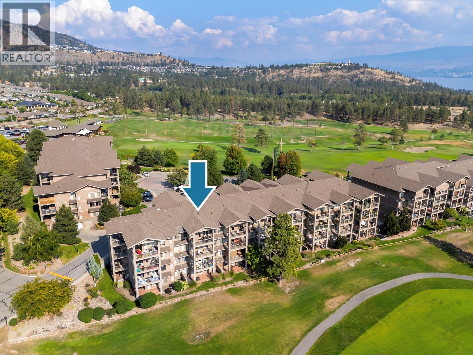 Surrounded by the Two Eagles Golf Course - 3533 Carrington Road Unit# 211, Westbank, BC - Outdoor With View