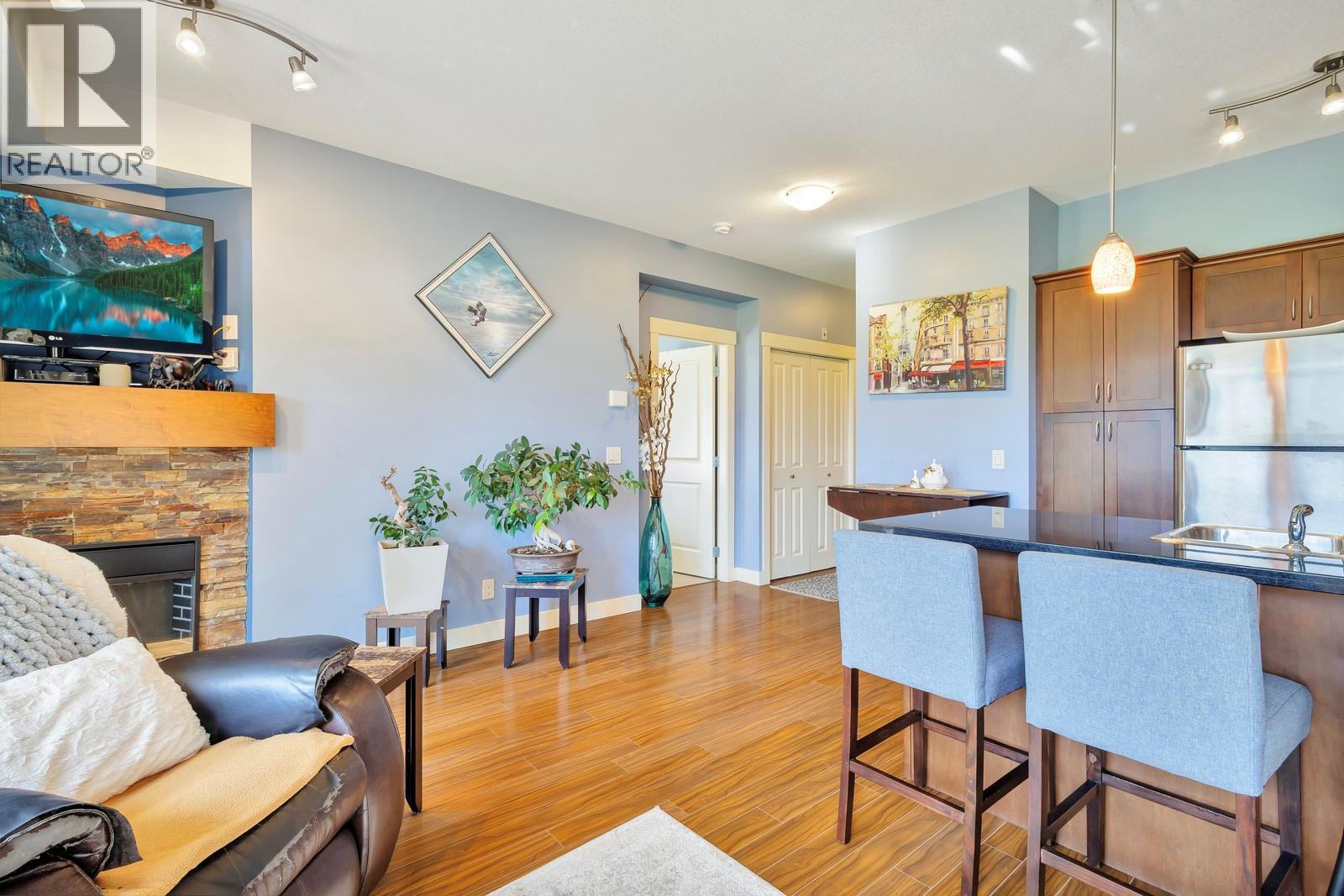 3533 Carrington Road Unit# 211, Westbank, BC - Indoor With Fireplace