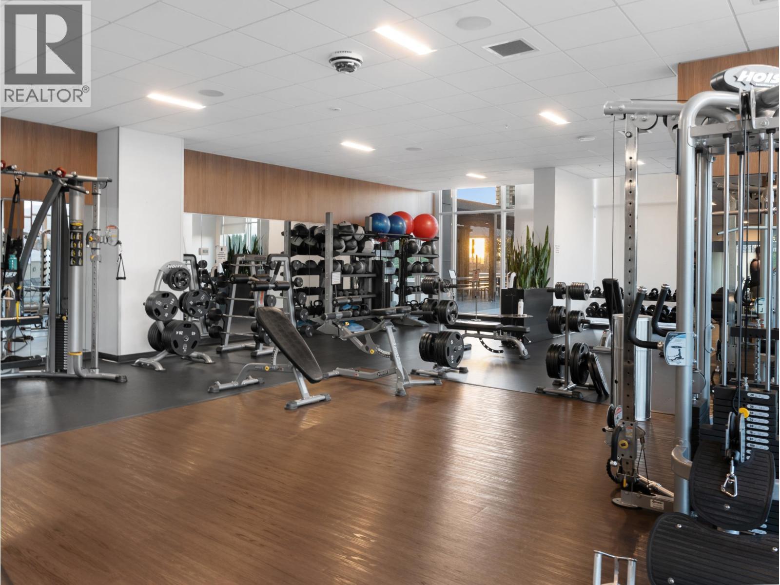 4507 4650 Brentwood Boulevard, Burnaby, BC - Indoor Photo Showing Gym Room
