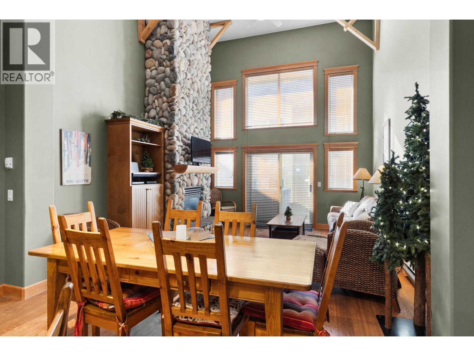 7640 Porcupine Road Unit# 33, Big White, BC - Indoor Photo Showing Dining Room