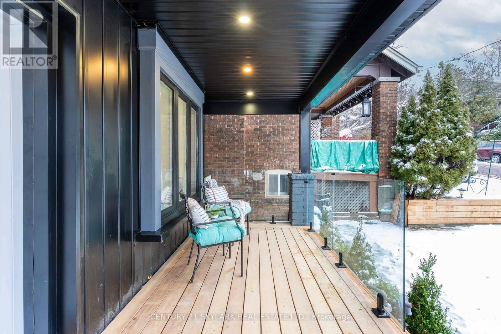 208 Gainsborough Road, Toronto, ON - Outdoor With Deck Patio Veranda With Exterior