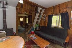 Main floor dining and living area -