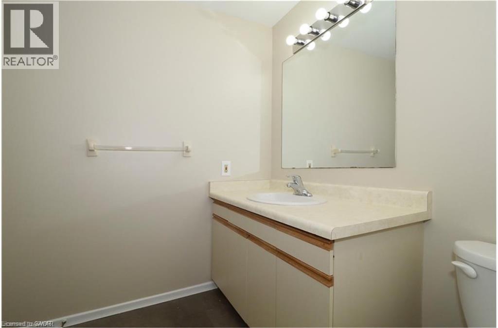 Bathroom with vanity and toilet - 455 Kingscourt Drive Unit# 3, Waterloo, ON - Indoor Photo Showing Bathroom