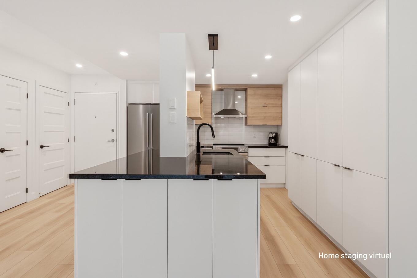 Cuisine - 110-2761 Ch. Ste-Foy, Québec (Sainte-Foy/Sillery/Cap-Rouge), QC - Indoor Photo Showing Kitchen With Upgraded Kitchen