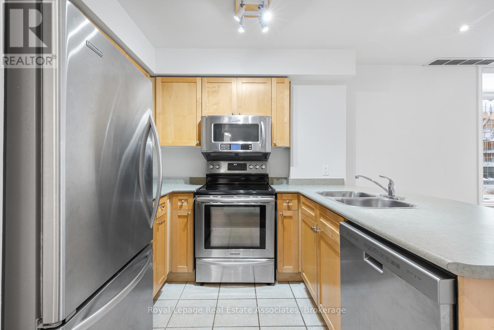 1811 - 12 Sudbury Street, Toronto, ON - Indoor Photo Showing Kitchen With Double Sink