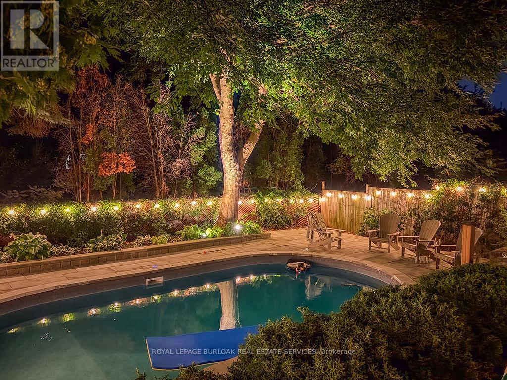 3356 Rexway Drive, Burlington, ON - Outdoor With In Ground Pool