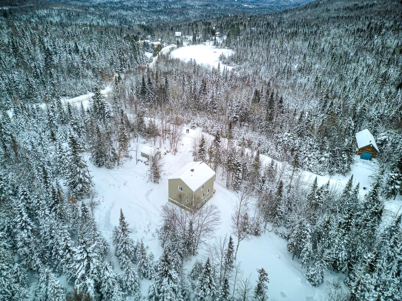 Aerial photo - 101 Mtée Manitonga, Lac-Supérieur, QC - Outdoor With View