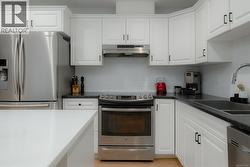 Kitchen with stainless appliances -