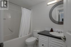 Primary bathroom shower / tub combo -